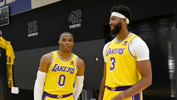 Anthony Davis and Russell Westbrook